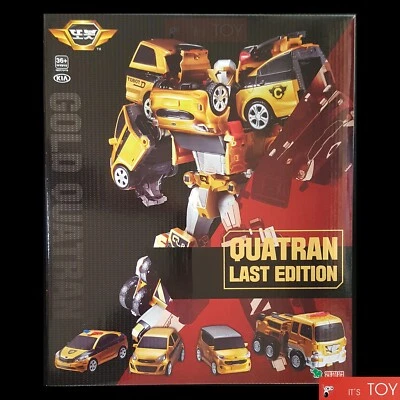 TOBOT GOLD QUATRAN Last Limited Edition C D W R Transformers Robot Car Young Toy - Image 1 of 4