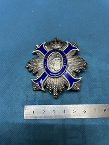 MEDAILLE ORDRE ESPAGNE, ORDRE DU MÉRITE CIVIL, ÉTOILE DE POITRINE - Photo 1/8