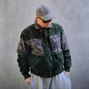 ALTA Moda F.G.A Rare Italian Men's Vintage 80s Streetwear Boho Jacket Size XXL - Picture 1 of 19