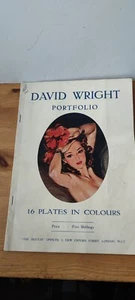 Portafolio David Wright - 16 Placas en Color - El Boceto Años 40 Segunda Guerra Mundial - Completo - Imagen 1 de 20