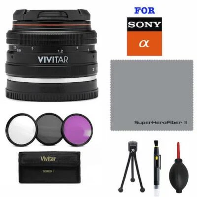 HD8K 50mm f2.0 HD PORTRAIT MACRO LENS KIT FOR SONY MIRRORLESS A6000 A6300 A6100  - Image 1 of 4