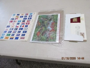 1976 13 cent State Flags Full Sheet of 50 Stamps and Souv. sheet, Fly Fish stamp - Picture 1 of 13