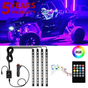 4X Car Ambient Lights Symphony LED Strip for Tesla Model 3 Y S X Remote Control - Picture 1 of 16