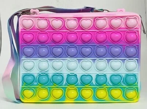 Rectangular Bubble Pop-It Bag - Pastel Colors with Pastel Bag Strap - Picture 1 of 1