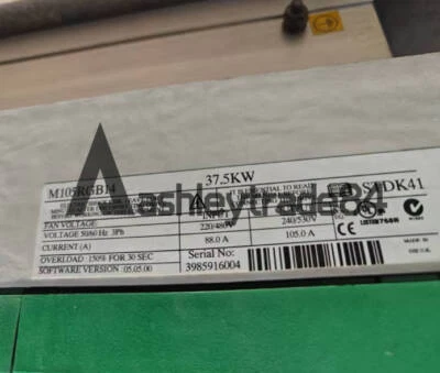 1PC Used EMERSON CT M105RGB14 37.5KW Inverter - Image 1 of 2