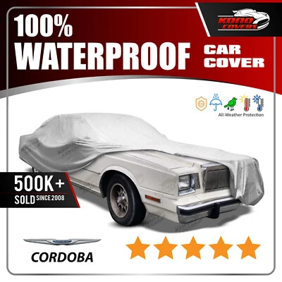FUNDA DE COCHE PARA CHRYSLER CORDOBA Ultimate Full Custom-Fit protección contra todo tipo de clima Foto 1 de 4