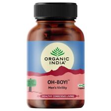 Organic India Oh-Boy 30 capsules for Men's Virility and Sexual Stamina FREE SHIP