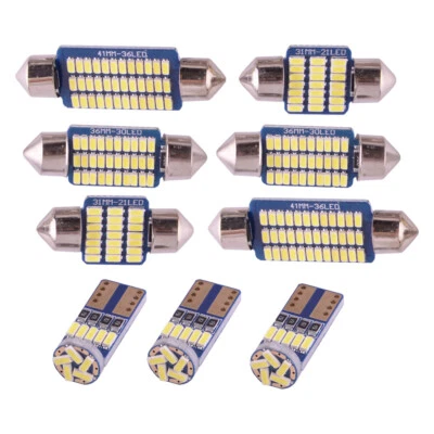 9x LED White Interior Lighting Package Kit Fit for Lexus RX300 1998-2003 - Image 1 of 4