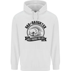 Dad & Daughter Best Friends Fathers Day Childrens Kids Hoodie - Picture 1 of 80