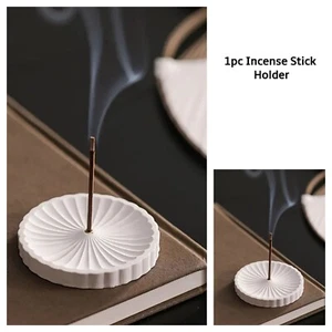 Incense Burners Stick Holder Ceramic Aromatherapy Tray Stick Ornaments Burner - Picture 1 of 9