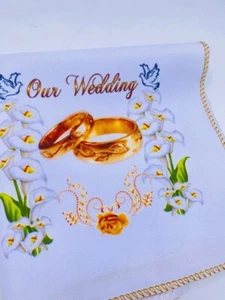 12 RECUERDOS PARA BODA WEDDING FAVORS NAPKINS TABLE DECORATIONS WEDDING - Picture 1 of 4