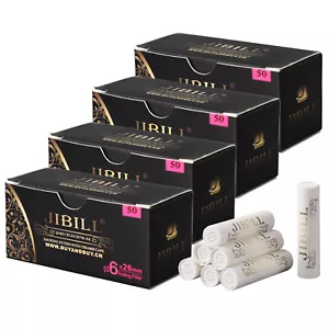 JIBILL 200 Stck. 6mm Aktivkohlefilter für Tabak Rauchpfeife Keramikkappen - Bild 1 von 10