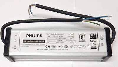 PHILIPS 9290 014 855 150 vatios 24 VDC LED Driver TRANSFORMADOR 220-240 VAC SELV IP6 Foto 1 de 4