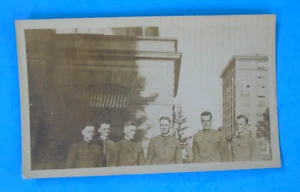 WWI photo of US soldiers, soldiers identified on back, possibly from Fort Logan - Picture 1 of 2