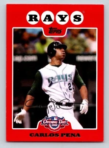 2008 Topps Opening Day #167 Carlos Pena Tampa Bay Rays - Picture 1 of 2