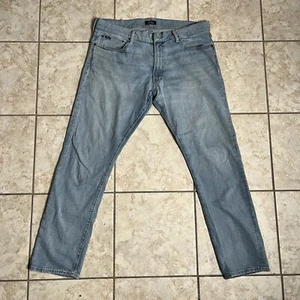 Polo Ralph Lauren Herren Jeans 36 x 32 helle Waschung gerade authentische Latzhose - Bild 1 von 14