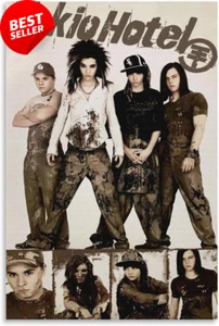 Tokio Hotel Band Canvas Poster 12x18 Vintage Wall Art Decor - Picture 1 of 12