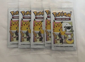 5 x 25th Anniversary Pokemon Cereal Pack Collector's Cards - CARDS ONLY - Picture 1 of 2