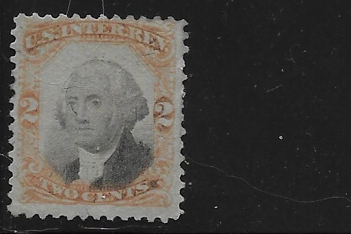 US Scott R151, 2 Cent Internal Revenue Service, Green Paper, Used, NG, VF - Image 1 of 1