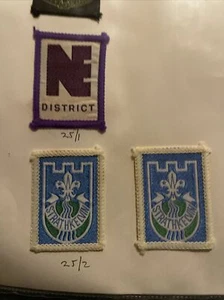 SCOUTS OF SCOTLAND - Ext 25/1-25/6, Lot of 8 District Patches; NE, Northern, NW - Bild 1 von 10