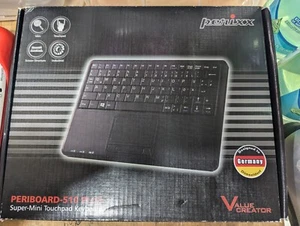 Perix PERIBOARD - 510 PLUS US, mini keyboard with touch pad - with 2 USB hubs - - Picture 1 of 3
