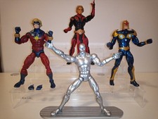Marvel Legends Hasbro Nova Mar-Vell Silver Surfer Adam Warlock action figure lot