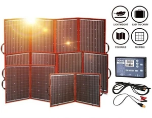 Faltbares Solarpanel flexibel hocheffizient 12V 80w 100w 150w 200w 300w - Bild 1 von 16