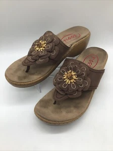 KLOGS Women’s Aloha Suede Thong Style Platform Sandals Sz. 9.5M - Picture 1 of 18