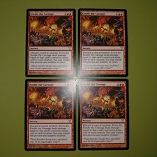 Kindle the Carnage x4 Dissension 4x Playset Magic the Gathering MTG