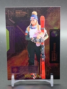 Skybox 2021 Metal Universe Champions Base #85 Mikaela Shiffrin esquí - Imagen 1 de 2