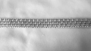 WARM GRAY TAUPE FLAT WOVEN DECORATIVE TAPE By The Yard - Picture 1 of 3