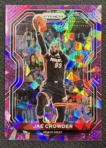 2020 Panini Prizm Jae Crowder Viola Cracked Ice /175 #146 Miami Heat Card - Foto 1 di 2