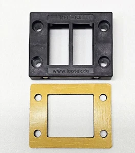 Icotek KEL-B4 Cable Entry Frame Black 42204 ~ 4 Small Grommets ~ NEW - Picture 1 of 4
