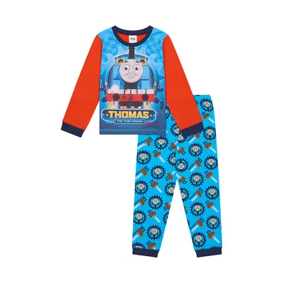 THOMAS & FRIENDS Thomas The Tank Engine Boys Pyjamas Toddler Kids PJ set, Official Merchandise