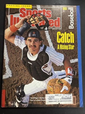 Sports Illustrated April 1989 Special Issue Benito Santiago San Diego Padres - Image 1 of 2
