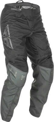 Pantalones de motocross Fly Racing F-16 nuevos con etiquetas, negro/gris, juvenil 18 (#374-93018) Foto 1 de 4