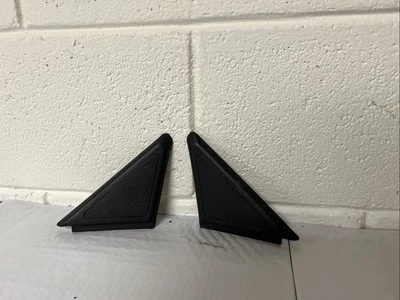 1990-1993 Acura Integra DA Interior Espelho Guarnição OEM Par Preto Esquerda Direita - Imagem 1 de 4