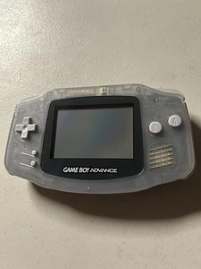 Consola Nintendo Game Boy Advance AGB-001 GBA Clear Glacier PROBADA juegos - Imagen 1 de 3