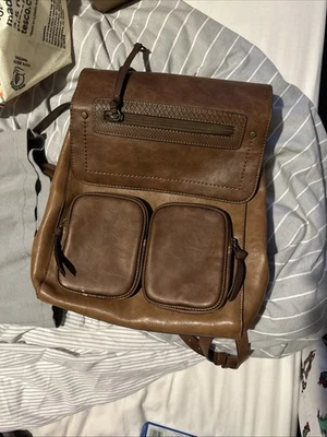 Next Leather-Look backpack - Image 1 of 4