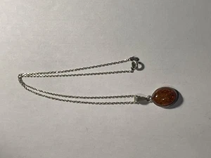 Bijoux Belle chaine avec Pendentif en argent (1-23) - Picture 1 of 10