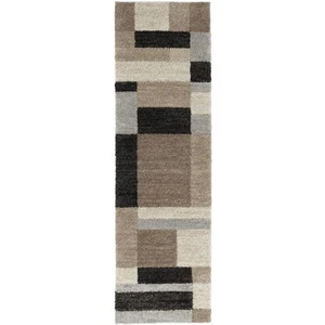 Square Multi-Colored 2 ft. x 7 ft. Geometric Runner Rug - Picture 1 of 9