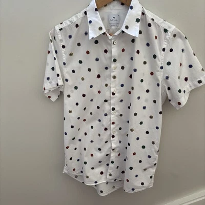 Men’s PAUL SMITH Slim Fit Tailored Shirt. 100% Cotton. Sz S - image 1 of 4