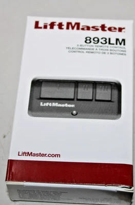 LiftMaster Chamberlain Garage Door Remote Control Transmitter 893LM HBW7359