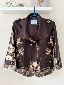 Seltene Max Mara Damen Jacke Blazer mit Blumenmuster - Made in Italy - Gr. XL - Bild 1 von 5