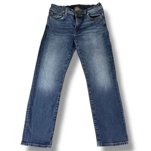 Pantalones de mezclilla para mujer Hudson cortos ajustados rectos azules elásticos talla 29 informales  - Imagen 1 de 7