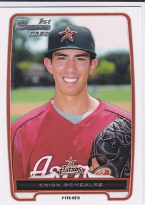 Erick Gonzalez Houston Astros 2012 Bowman Draft Karte - Bild 1 von 1