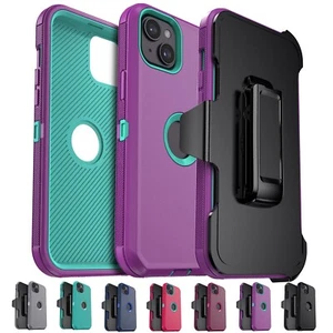 For Apple iPhone 14/14 Pro/14+/14 Plus Shockproof Rugged Case Cover / Belt Clip - Picture 1 of 54