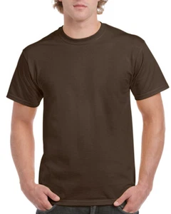 Mens Plain T-Shirt / Gildan Ultra Cotton Tee, Free Delivery, Beat Prices on Ebay - Picture 1 of 124
