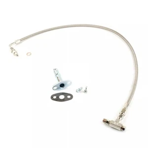 Oil Feed Drain Kit for Toyota 5L 3.0L MHI TD04-11G oil cooled  1/8NPT T-Fitting - Imagen 1 de 6