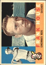 1960 Topps Baseball Card #372 Frank House - EX